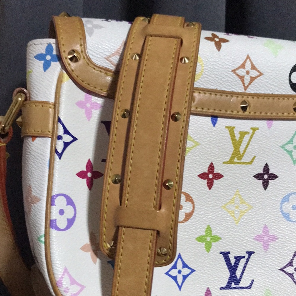 💎✨ COLLECTABLE ✨💎 SOLOGE LOUIS VUITTON MULTICOLOR CROSSBODY DISCONTINUED - Picture 13 of 15